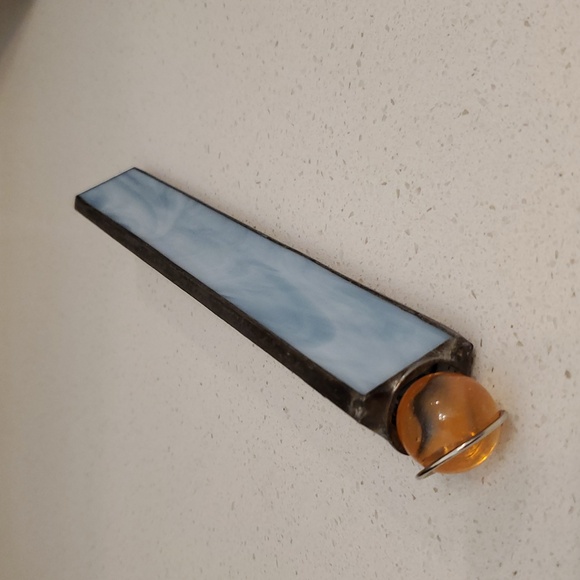 Vintage Stained Glass Kaleidoscope with Marble - Picture 4 of 7